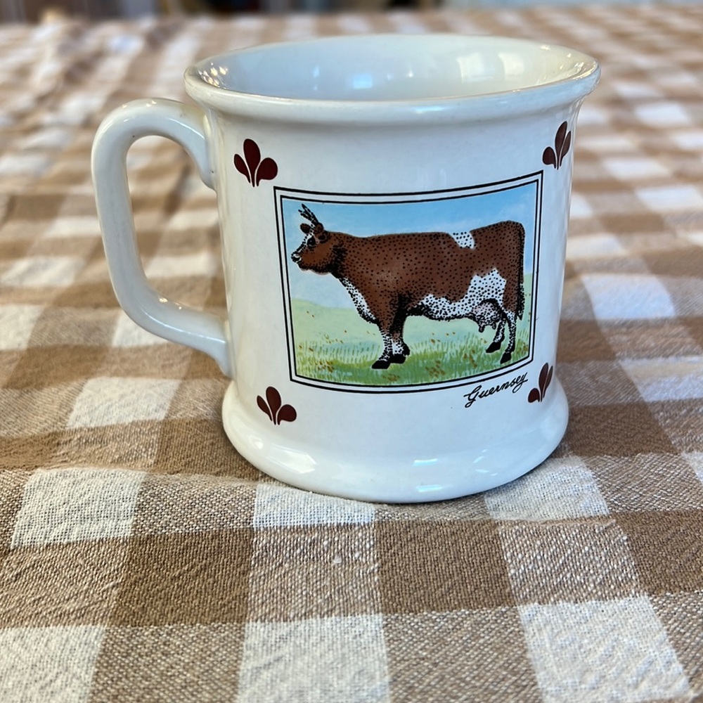 Lauffer Guernsey Cow Mug vintage